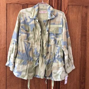 NWT FREE People Lead the Way camo jacket